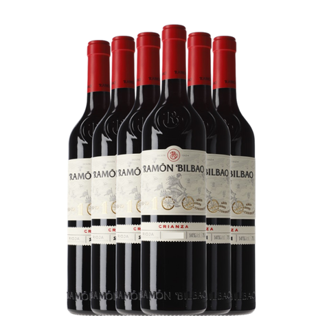 6 botellas de Ramon Bilbao Crianza 2022