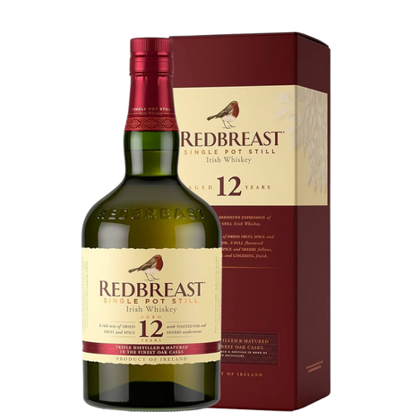 Botella de Redbreast 12 años con estuche