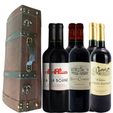 BAUL DE MADERA Selección BORDEAUX x6 BOTELLAS