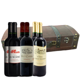 BAUL DE MADERA Selección BORDEAUX x6 BOTELLAS
