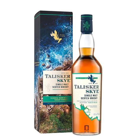 Botella de Talisker Skye con estuche