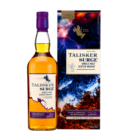 Botella de Talisker Surge con estuche