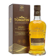 Botella de whisky Tomatin Legacy, nombrado mejor whisky del mundo