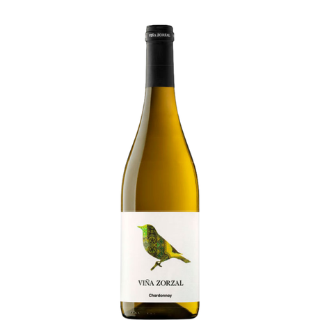 Botella de Viña Zorzal Chardonnay