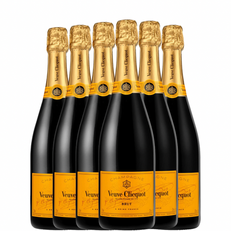 6 botellas de Veuve Clicquot Yellow Label