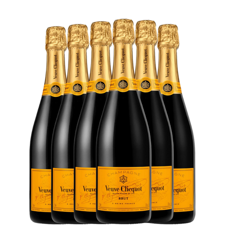6 botellas de Veuve Clicquot Yellow Label