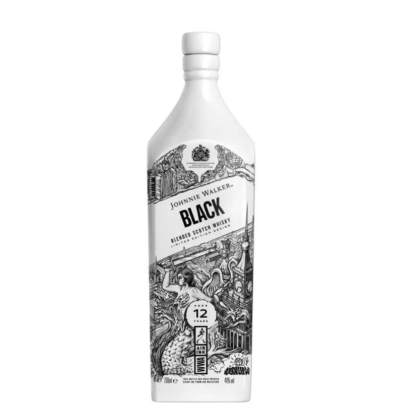 JOHNNIE WALKER BLACK LABEL WARSAW Air Ink Varsovia