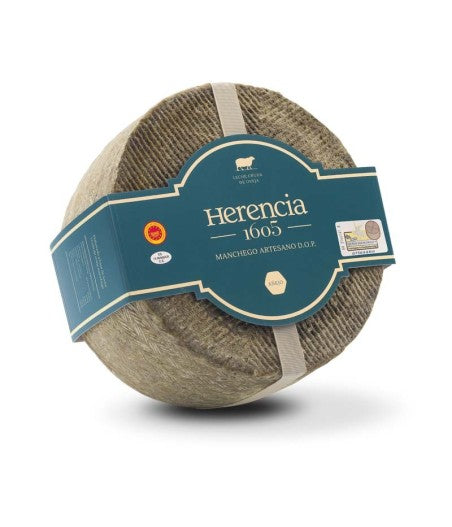 QUESO MANCHEGO HERENCIA 1605 Añejo maduracion minima 10 meses