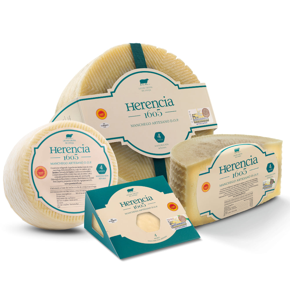 QUESO MANCHEGO HERENCIA 1605 Maduracion minima 4 meses