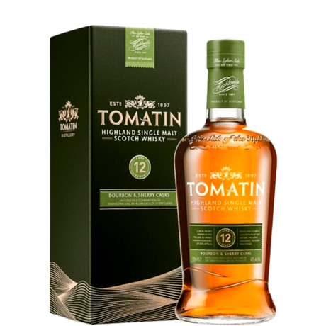 Botella de Tomatin 12 Años con estuche